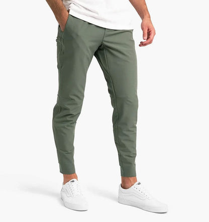Nilo | Slim Fit Jogger Heren Met Tapered Pijpen en Elastische Tailleband