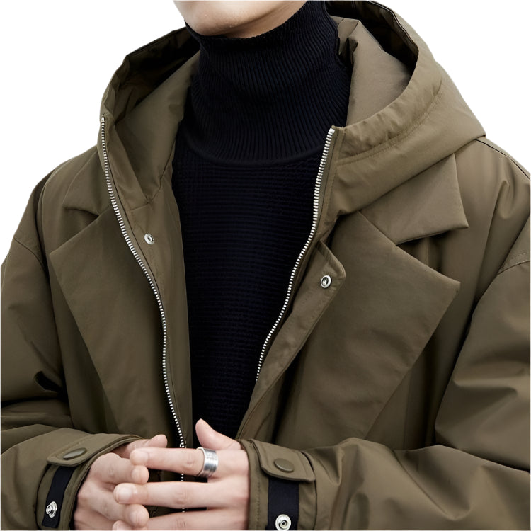 Corvian | Trenchcoat Met Capuchon