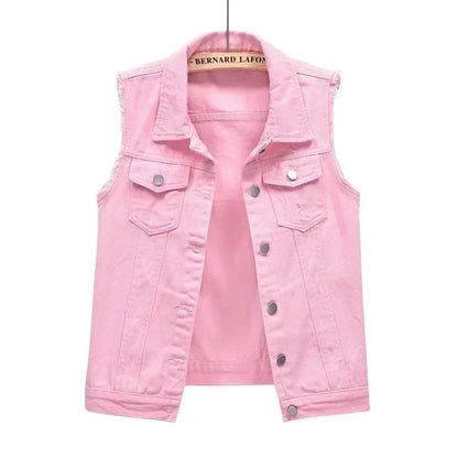 Riva | Mouwloos Denim Gilet Dames