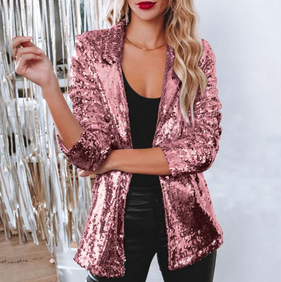 Serena | Pailletten Blazer