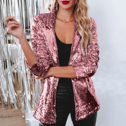 Serena | Pailletten Blazer