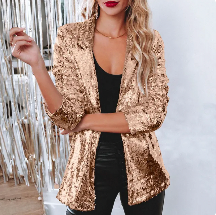 Serena | Pailletten Blazer
