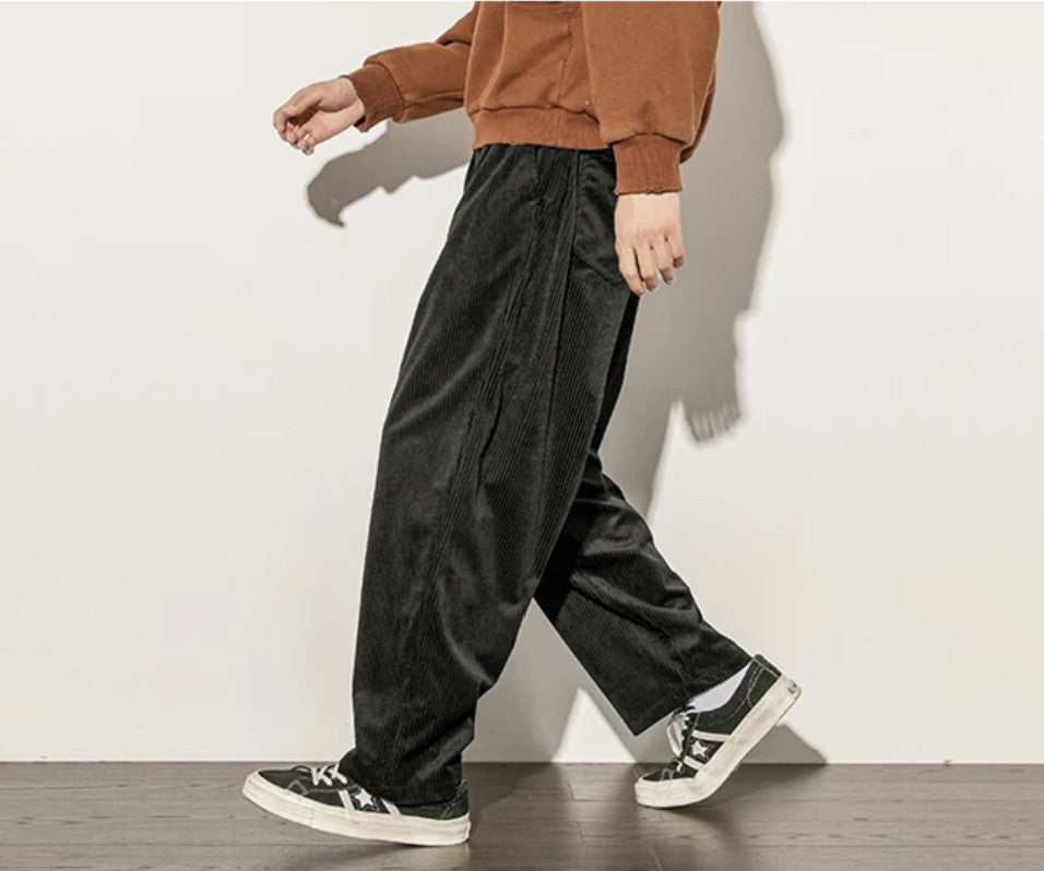 Santino | Heren Wijde Corduroy Broek
