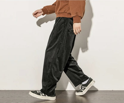 Santino | Heren Wijde Corduroy Broek