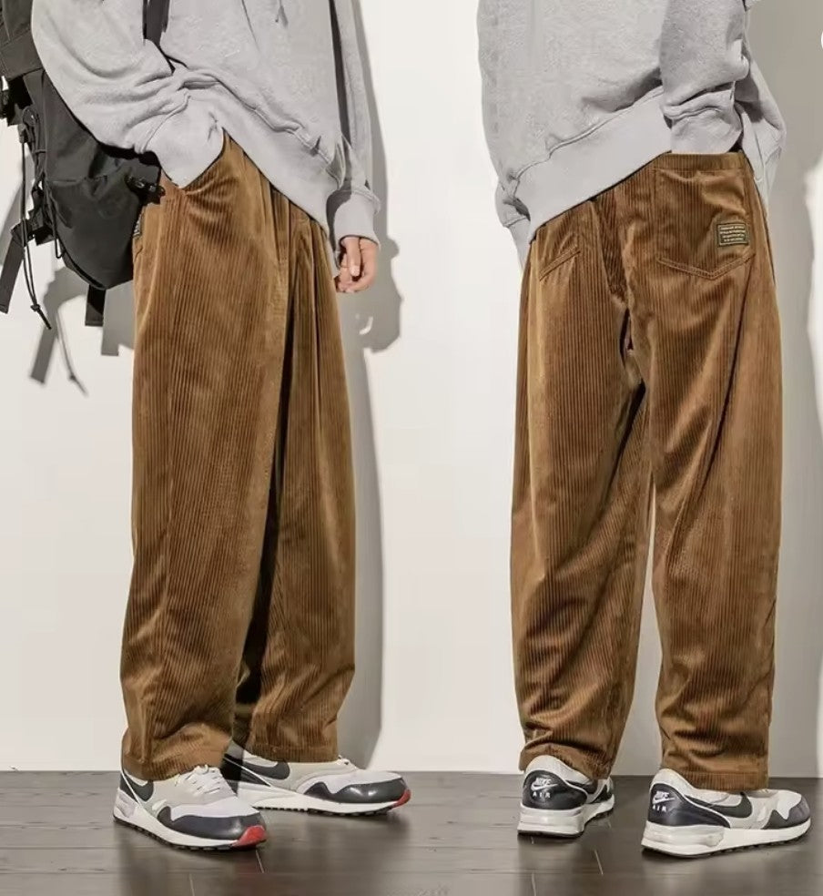 Santino | Heren Wijde Corduroy Broek
