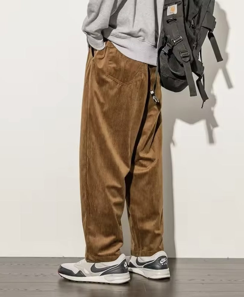 Santino | Heren Wijde Corduroy Broek