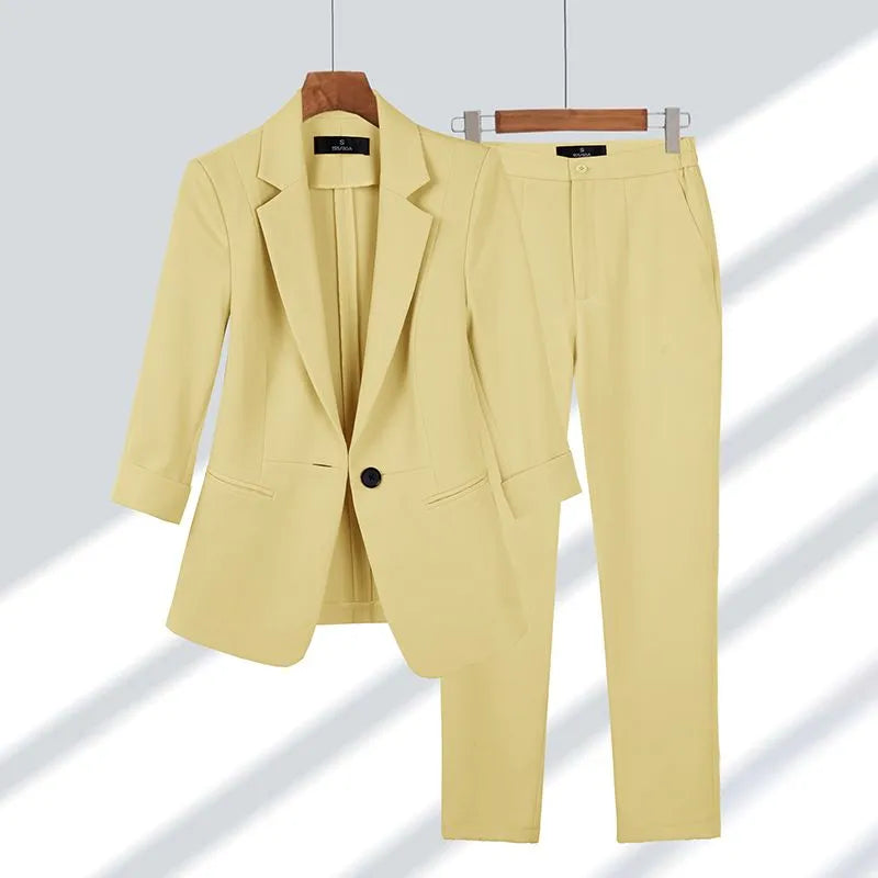 Odile™ | Luxe Blazer-Set met Koreaanse Verfijning en Perfecte Pasvorm