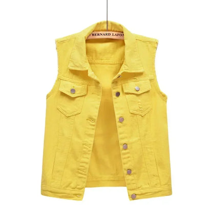 Riva | Mouwloos Denim Gilet Dames