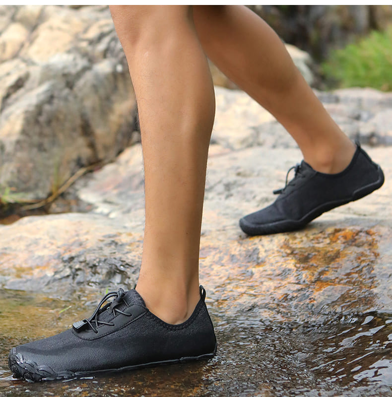 Onyra | Zwarte Barefoot Outdoorschoenen