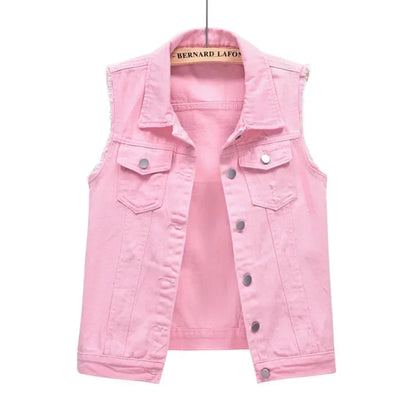 Riva | Mouwloos Denim Gilet Dames