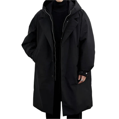Corvian | Trenchcoat Met Capuchon