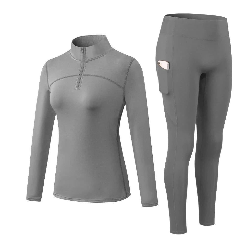 ThermaEssence™ | Wintersport Thermokleding Dames met Elastisch en Ademend Design