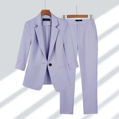 Odile™ | Luxe Blazer-Set met Koreaanse Verfijning en Perfecte Pasvorm