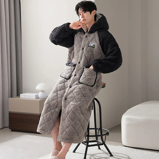 Lucien | Fleece Badjas Heren