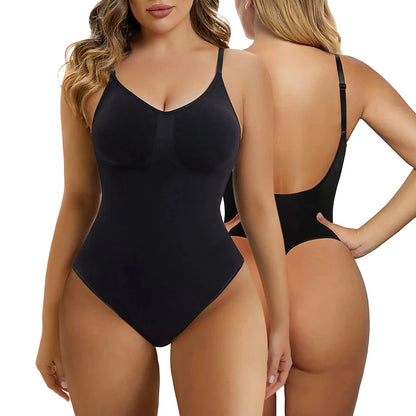 Vita™ | Naadloze Shapewear Top met Lage Rug en Verstelbare Schouderbanden