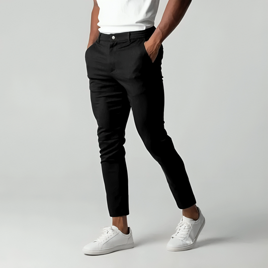 Fabian™ | Elegante Stretch Chino Hose met Slanke Pasvorm en Comfortabele Band