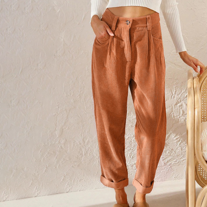 Alenia | Casual Corduroy Broek