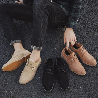 Adriano | Suède Veterschoenen Heren