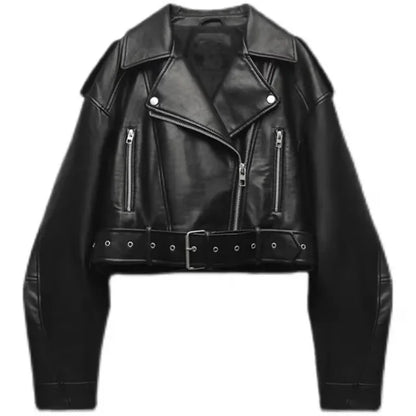 Mirella | Cropped Bikerjack Dames