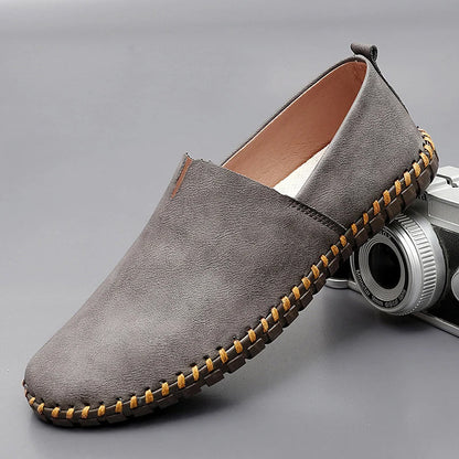 Reno | Instappers Heren | Slip‑On Mocassin | Handgestikte Zool | Minimalistisch & Ademend | Casual Comfort