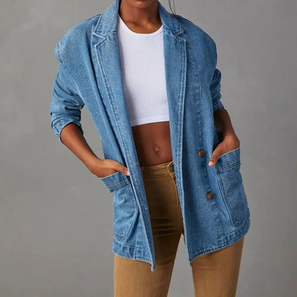 Marcelline | Oversized Denim Blazer