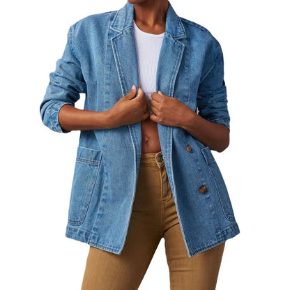 Marcelline | Oversized Denim Blazer
