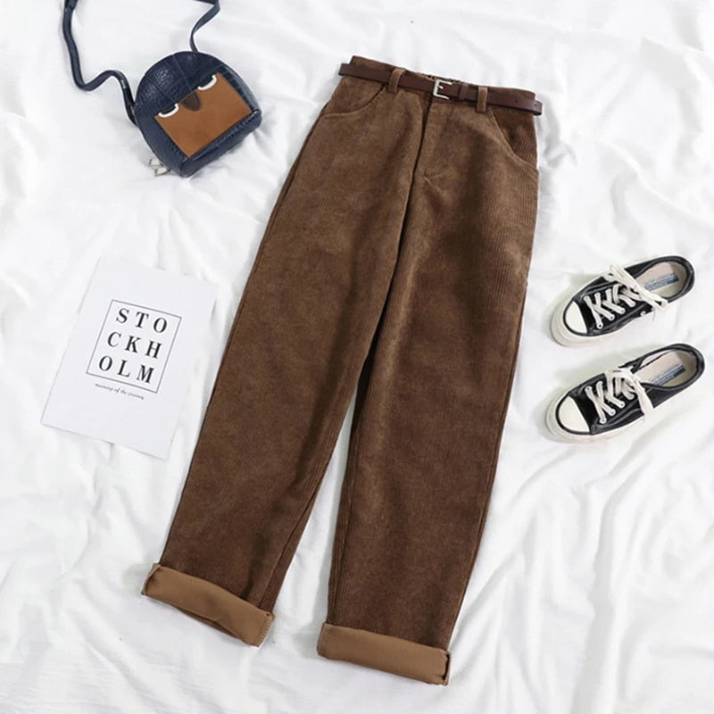 Renaya | Dames Corduroy Winterbroek Gevoerd