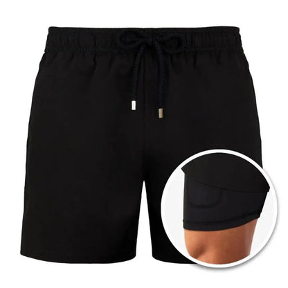 Thiago™ | Heren Zwembroek met Binnenlegging | Anti-Schuur Zwemshort met Strakke Voering en Sneldrogend Materiaal