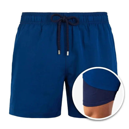Thiago™ | Heren Zwembroek met Binnenlegging | Anti-Schuur Zwemshort met Strakke Voering en Sneldrogend Materiaal
