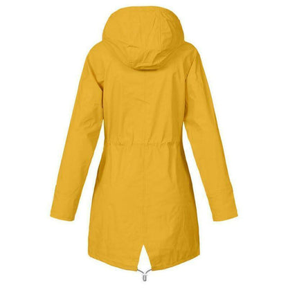 Rayna™ | Regen Trenchcoat met Silhouet en Verstelbare Kap