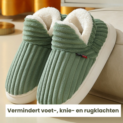 SoleTherm™ | Warme Wintersloffen met Fluffy Fleece Voering en Zachte Dempende Zool