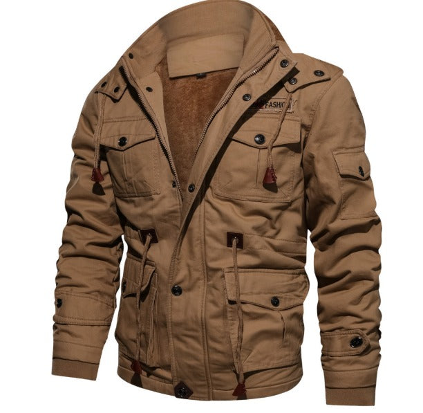 Viktor™ | Windbestendige Camo Jas met Fleece Voering voor Optimale Bescherming