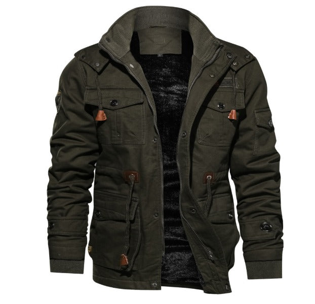 Viktor™ | Windbestendige Camo Jas met Fleece Voering voor Optimale Bescherming