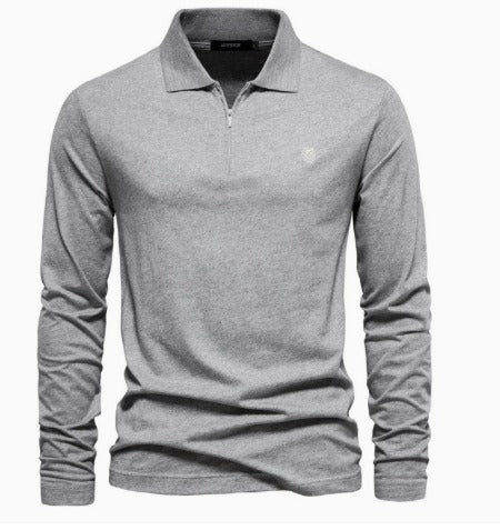 Lennart™ | Lange Mouwen Polo met Half-Zip en Modern Design