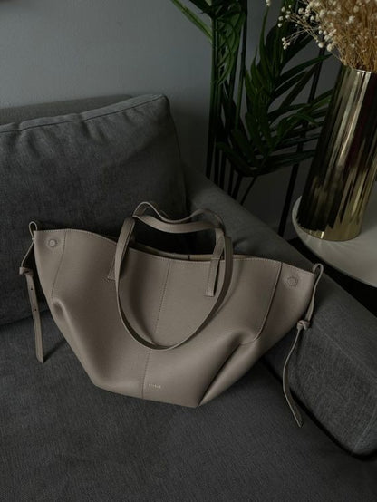 Alessandra | Luxe Leren Shopper Tas Dames Cognac