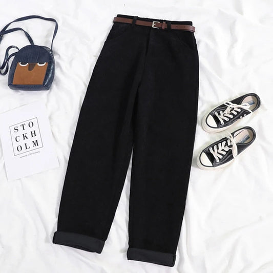 Renaya | Dames Corduroy Winterbroek Gevoerd