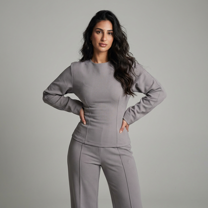 Solenne | Tweedelige Set Sweater Pantalon