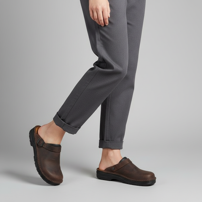 Orion | Leren Orthopedische Klompen