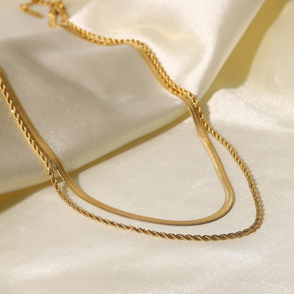 Alina | Gelaagde Gouden Ketting