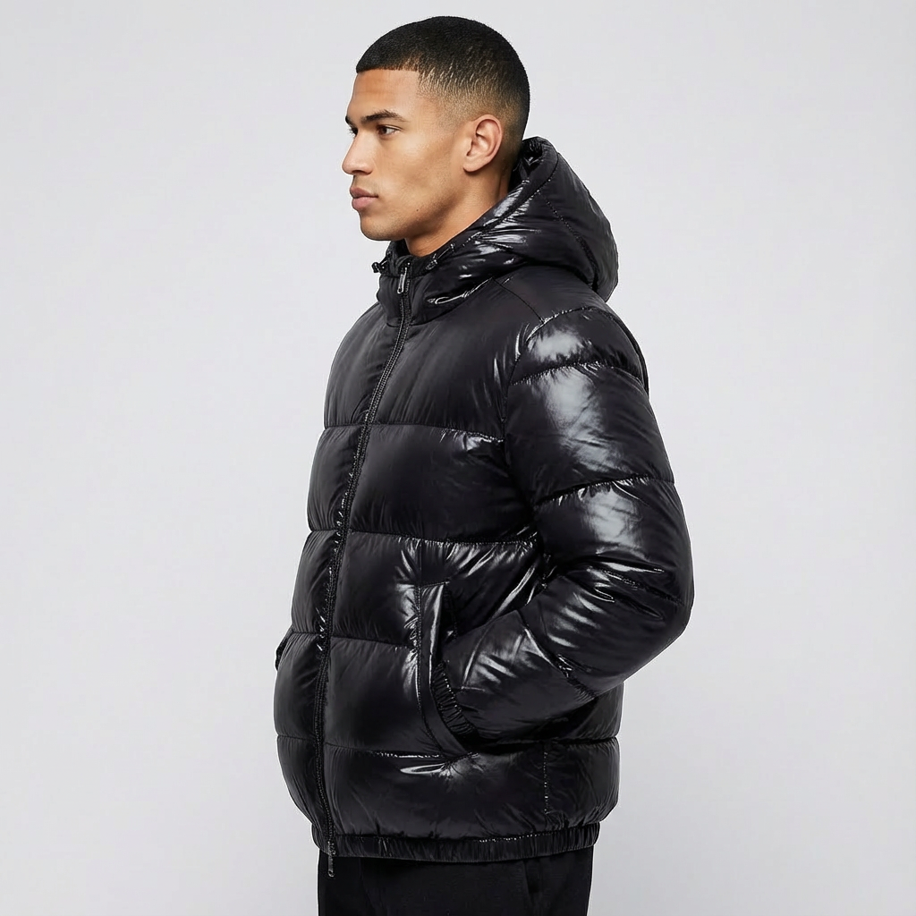 Virex | Glanzende Puffer Jas