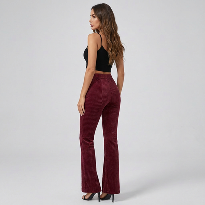 Rivella | Rib Flared Broek