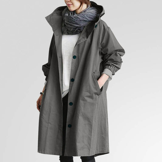 Vera™ | Waterdichte Trenchcoat met Elegante Stijl en Hoogwaardige Materialen