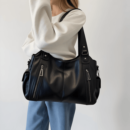 Marvella | Grote PU-Leren Schoudertas