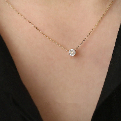 Elara | Minimalistische Ketting Met Kristal