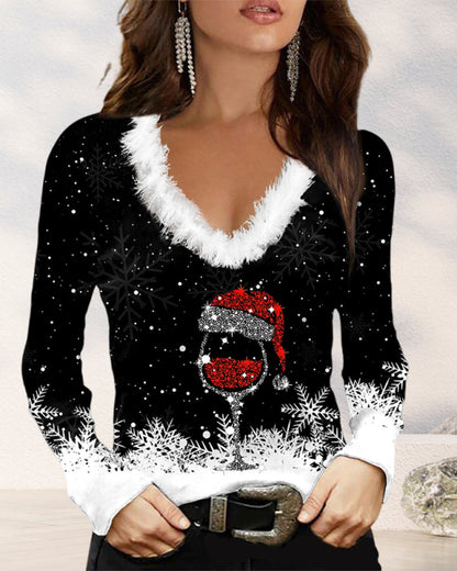 Mirelle | Kersttrui V-Hals