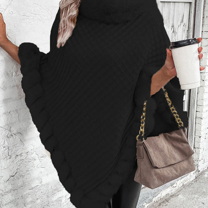 Elodia | Poncho Faux Fur