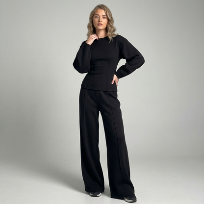 Solenne | Tweedelige Set Sweater Pantalon