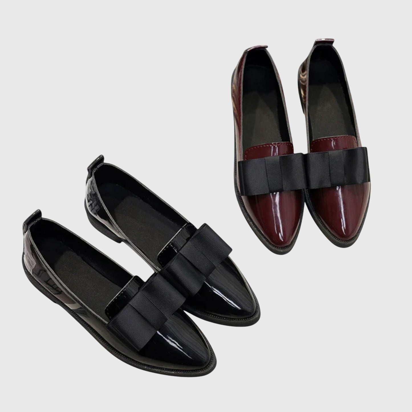 Delphine | Lakleren Loafers