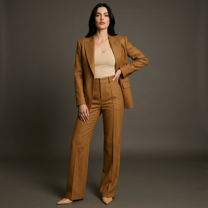 Aveline | Tweedelig Pak Blazer Pantalon