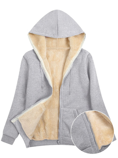 Liora | Gevoerde Pluche Hoodie